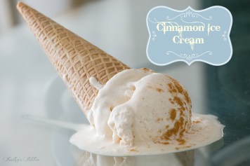 Cinnamon Ice Cream